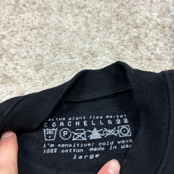 Cactus Plant Flea Market CPFM Coachella 2022 Sweatshirt Large Harry Styles - Picture 5 of 8